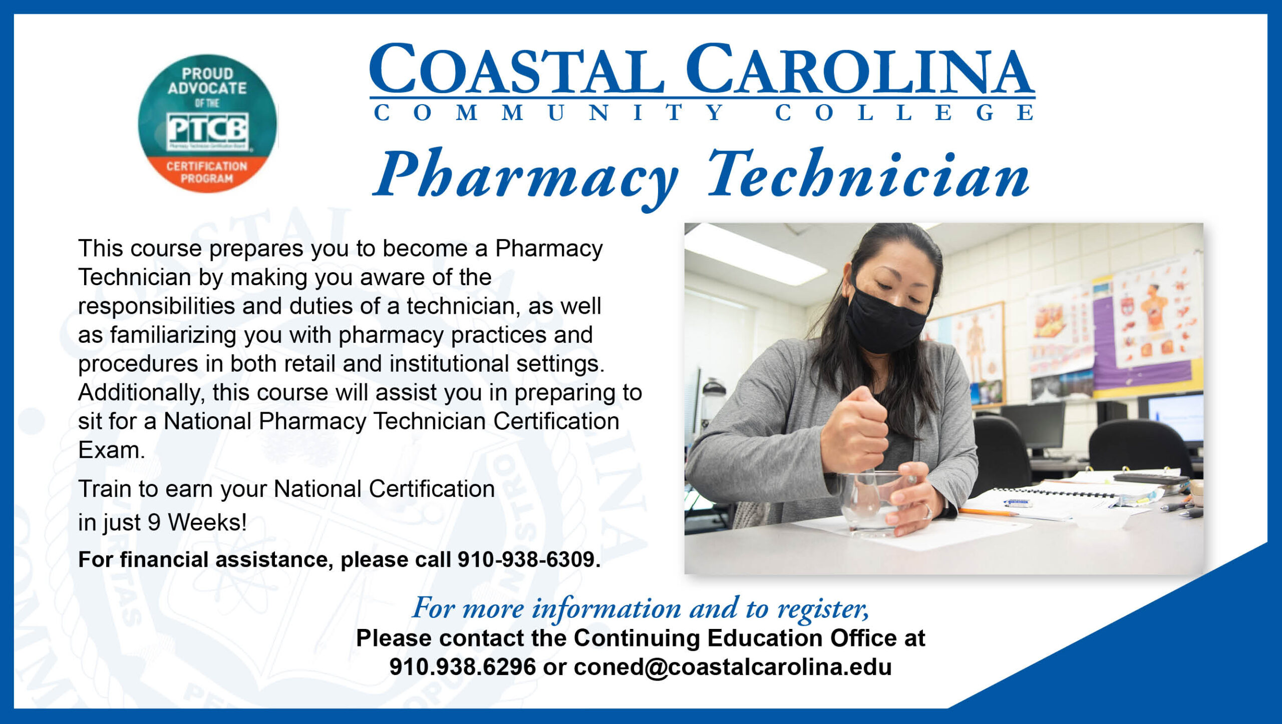Pharmacy Tech Coastal Carolina Community College