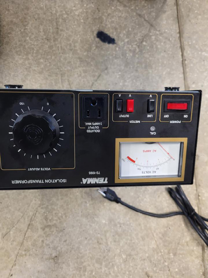 Image used as part of page design. A Oscilloscope for sale.